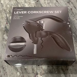 Rabbit brand corkscrew set - new in box